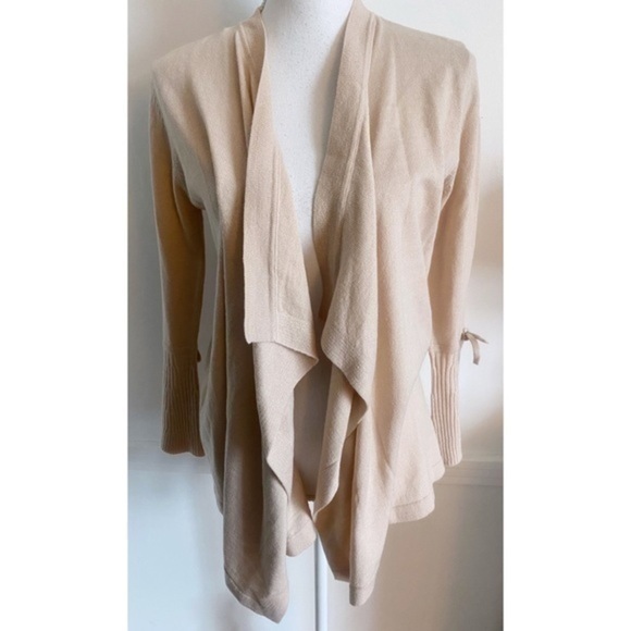 89th and Madison • Blush Cream Bell Sleeve Cardigan - Picture 1 of 6